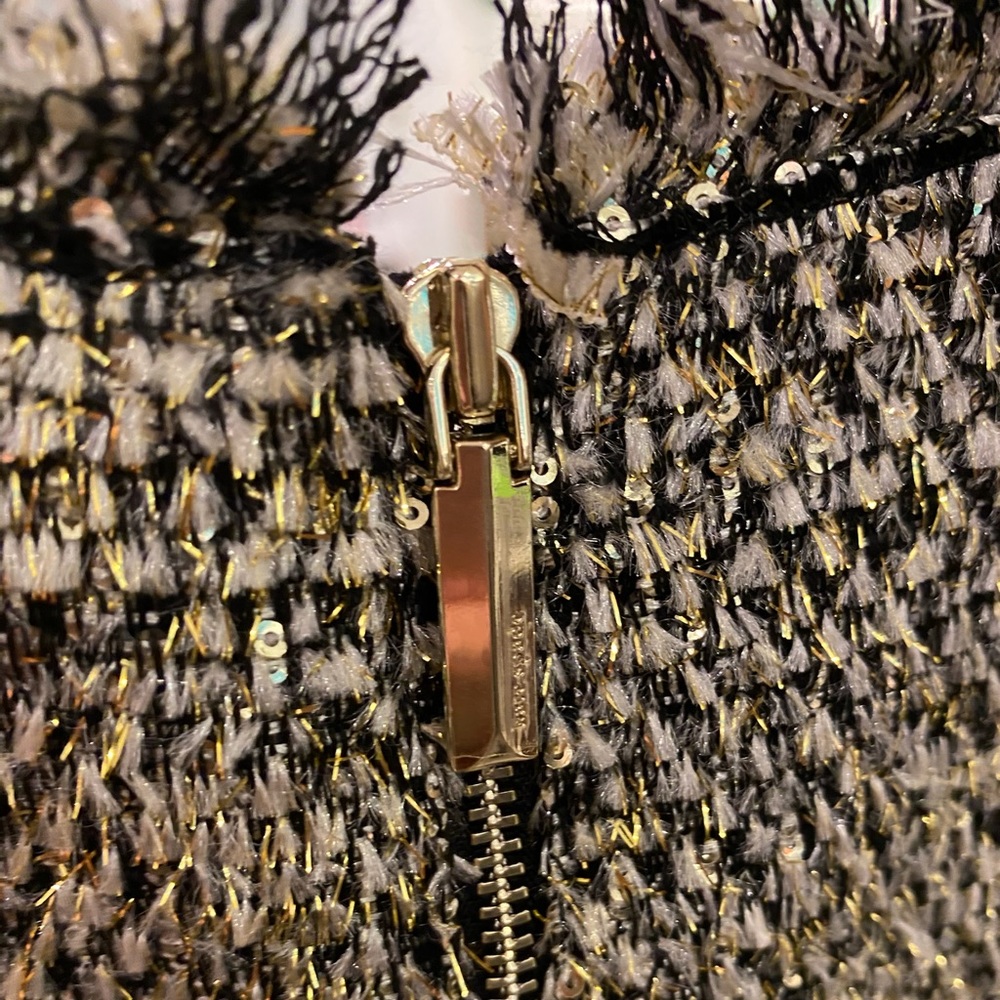 ♠️Kate Spade Metallic Party Tweed Dress - Picture 5 of 7